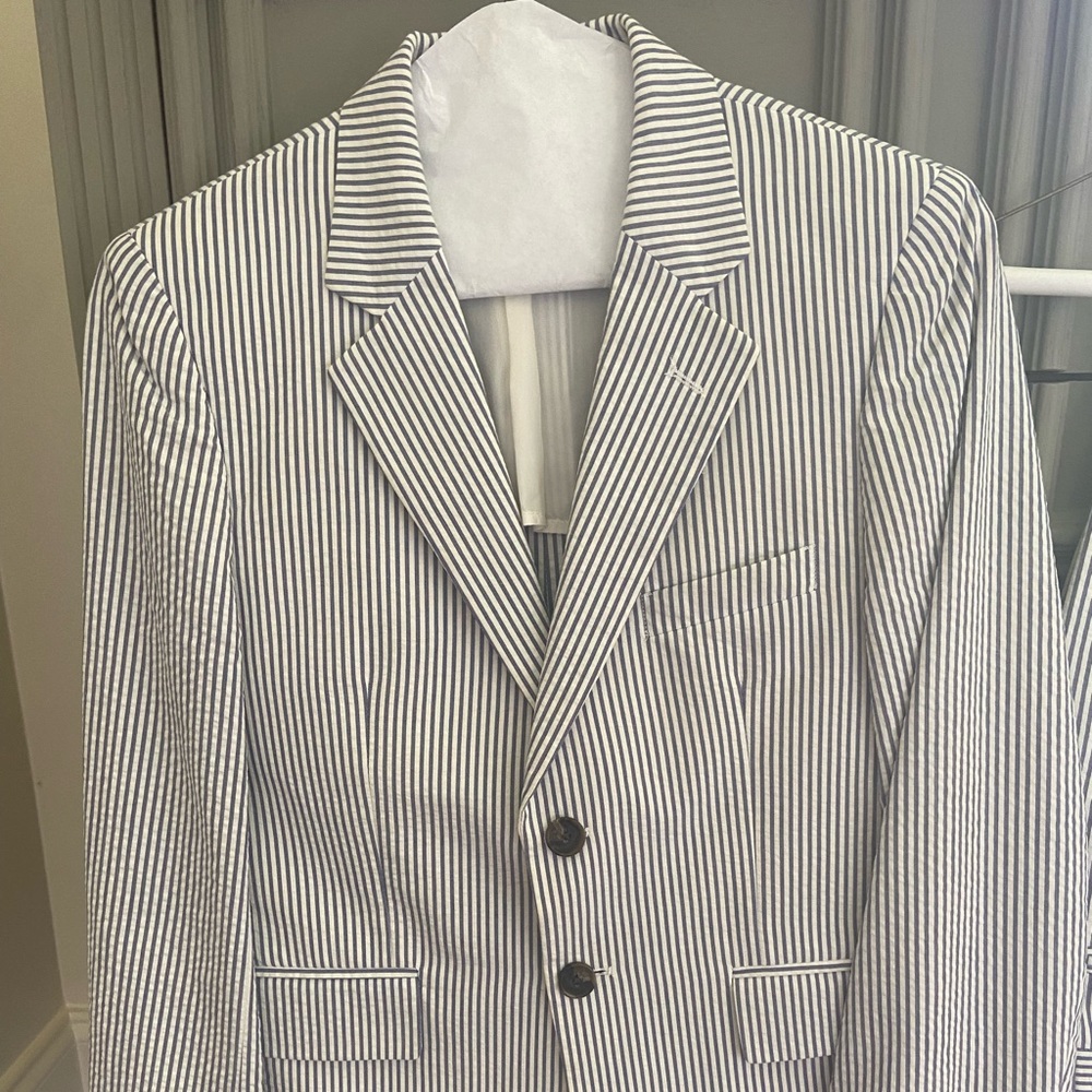 Brooks Brothers Boys Seersucker Suit